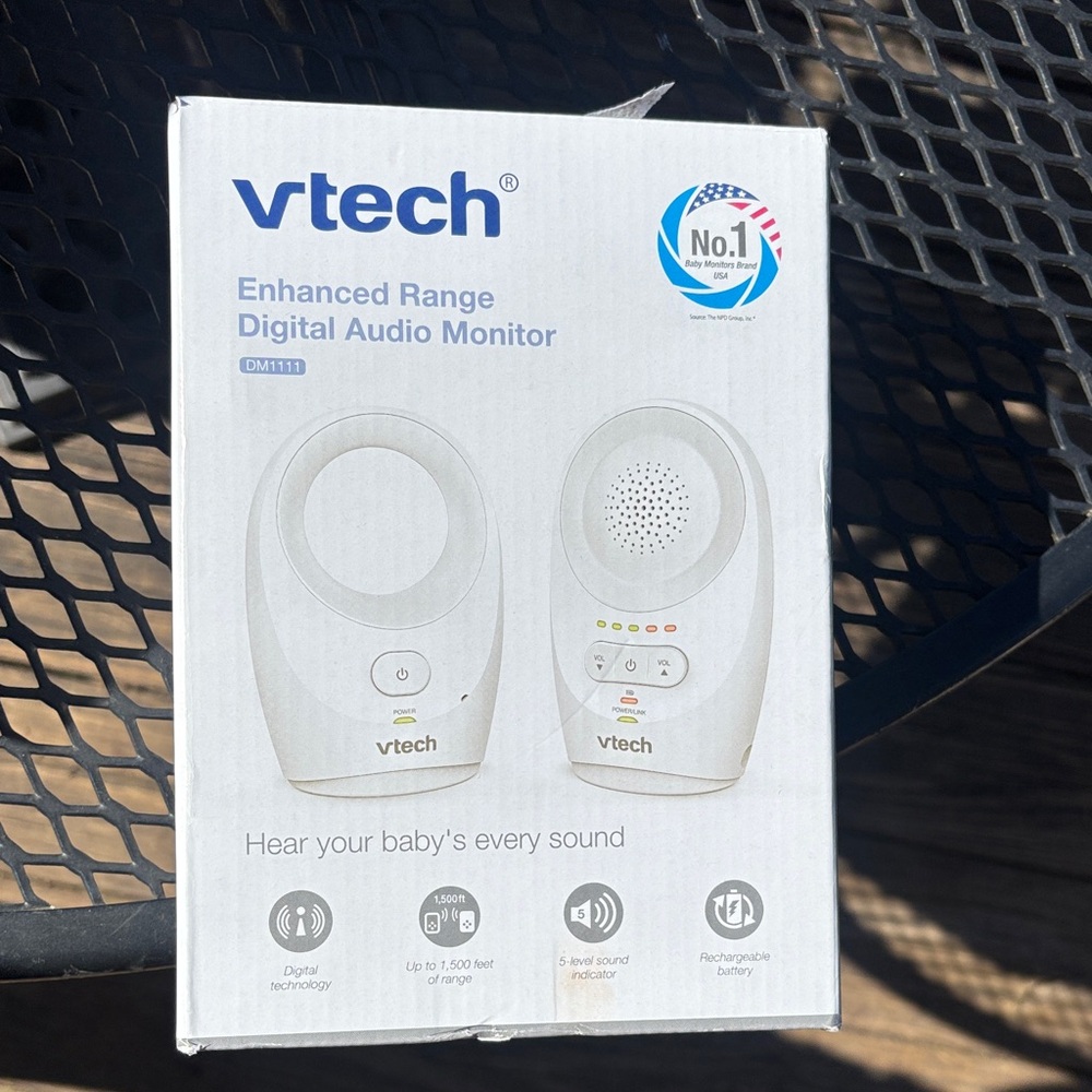 VTech White Digital Audio Monitor